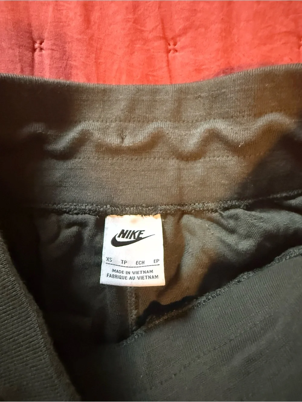 Nike Women's Dark Olive Chevron Jogger Pants